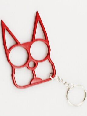 Red Cat Self Defense Keychain Metal